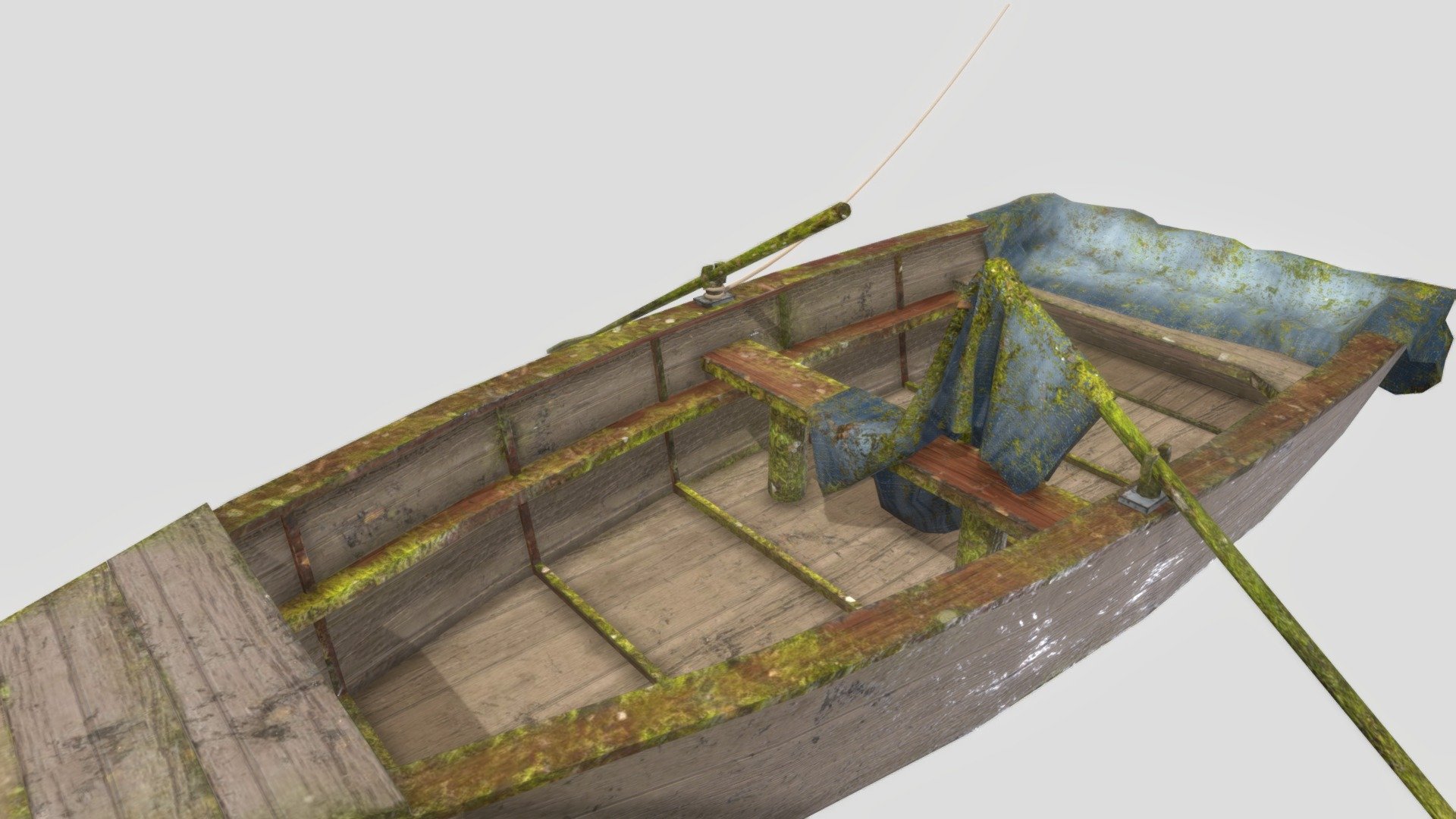 the old mossy boat