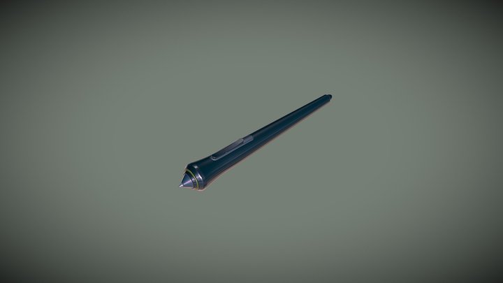 Digital Pen (Wacom, Huion) 3D Model