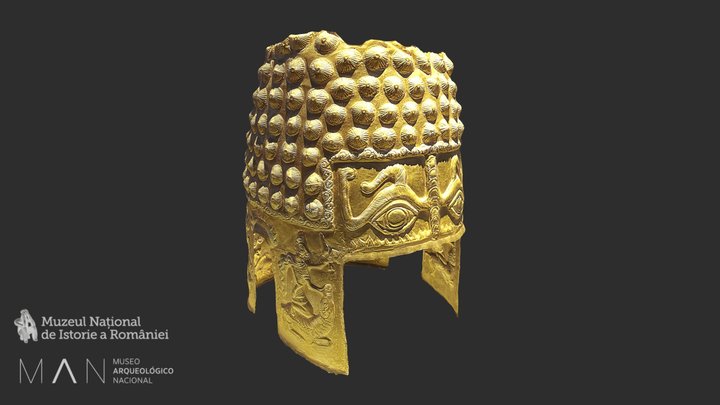 Helmet of a Dacian warrior 3D Model