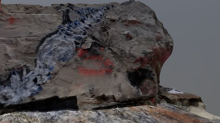 Mesosaurus fossil 3D Model