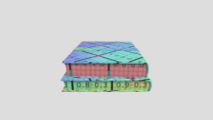 Two Books, One Strap 3D Model