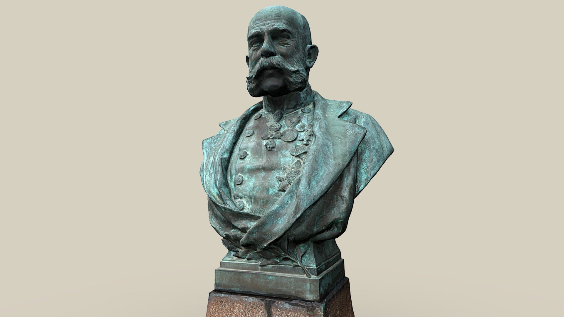 Kaiser Franz Joseph I. — Sketchfab embed 3D viewer