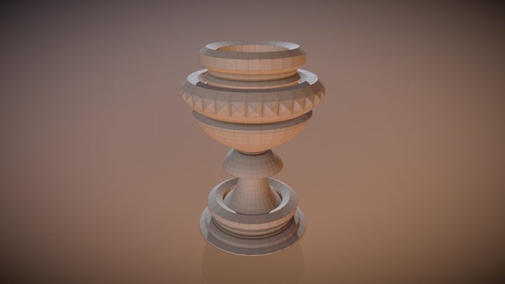 Studio di vaso in prospettiva, by Paolo Uccello 3D Model