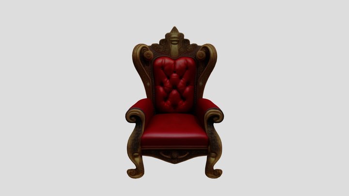 throne chair 3D Model