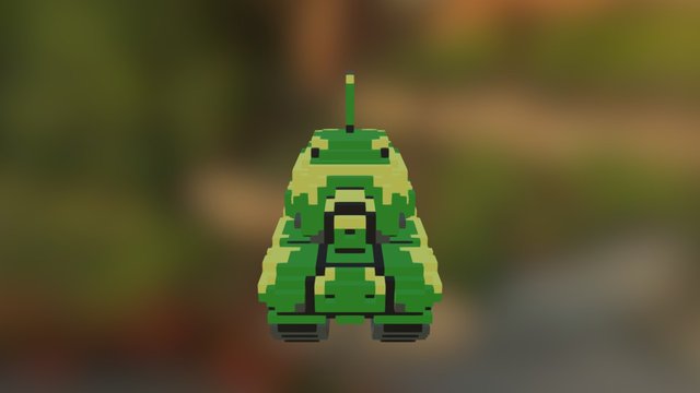 super personal tank 3D Model
