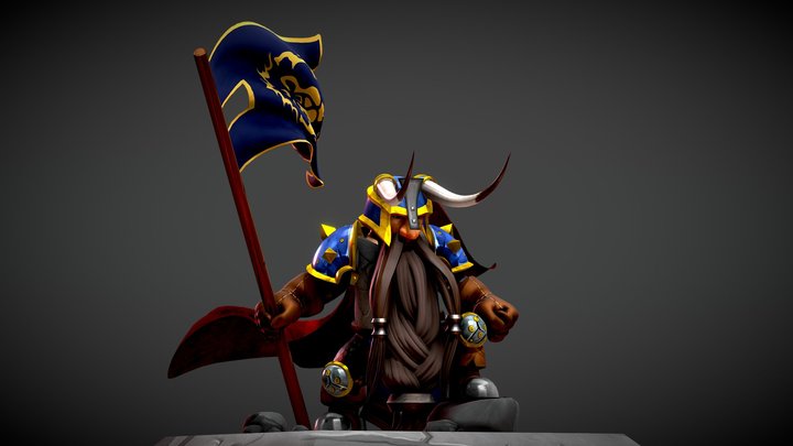 Muradin - World Of Warcraft 3D Model