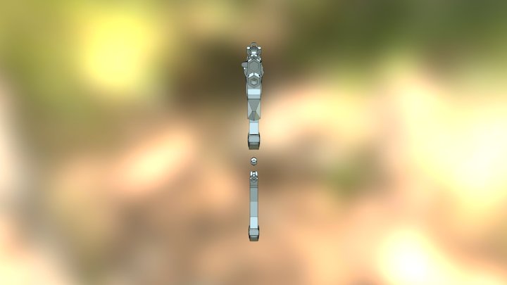 CE28 Equestrian Alliance RapidFire Gun 3D Model