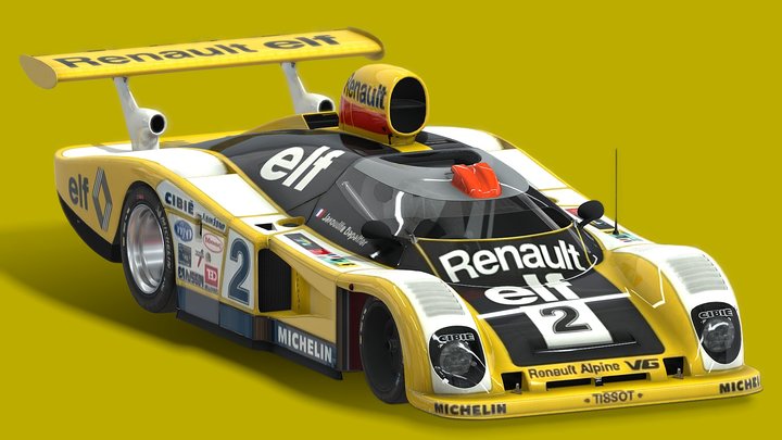 1977 Renault Alpine A442 – Gratis 3D-model STL