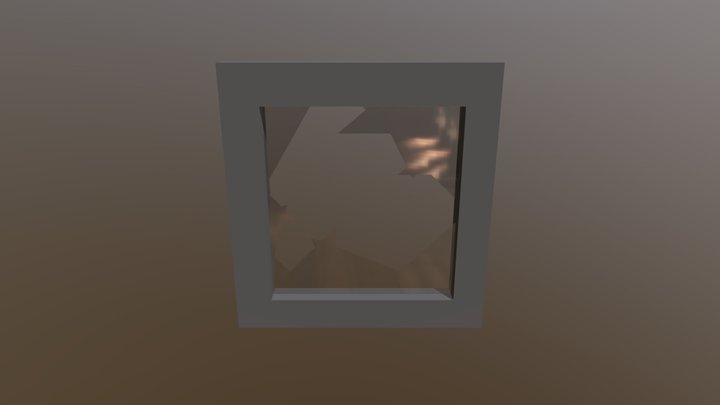 Broken Window 3D Model
