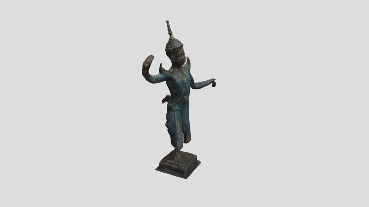 Apsara Khmer Dancer 3D Model