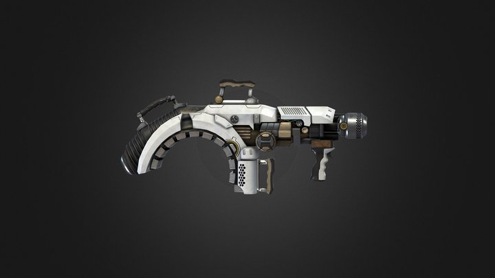 Sci-Fi Launcher 3D Model
