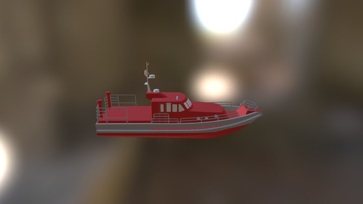 катер финал 3D Model