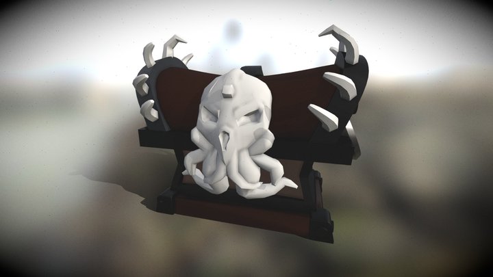 Stylized Chest 3D Model