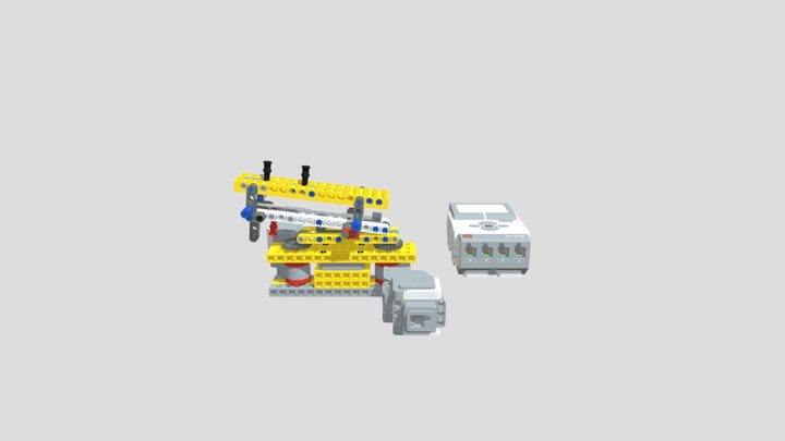 Lego Technic robot 3D Model