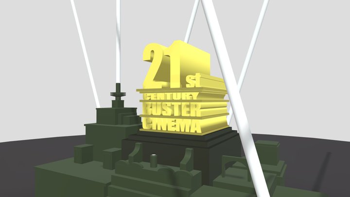21st Century Buster Cinema Logo Remake 3D Model