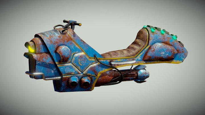 SUPA BIKA 3D Model