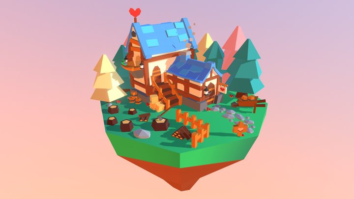 Small house 3D Model