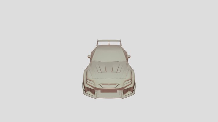 lb-silhuette nissan gtr r35 3D Model