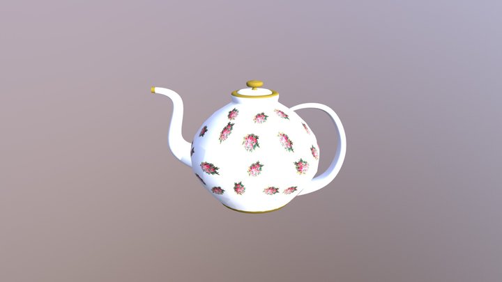 Victorian Teapot 3D Model