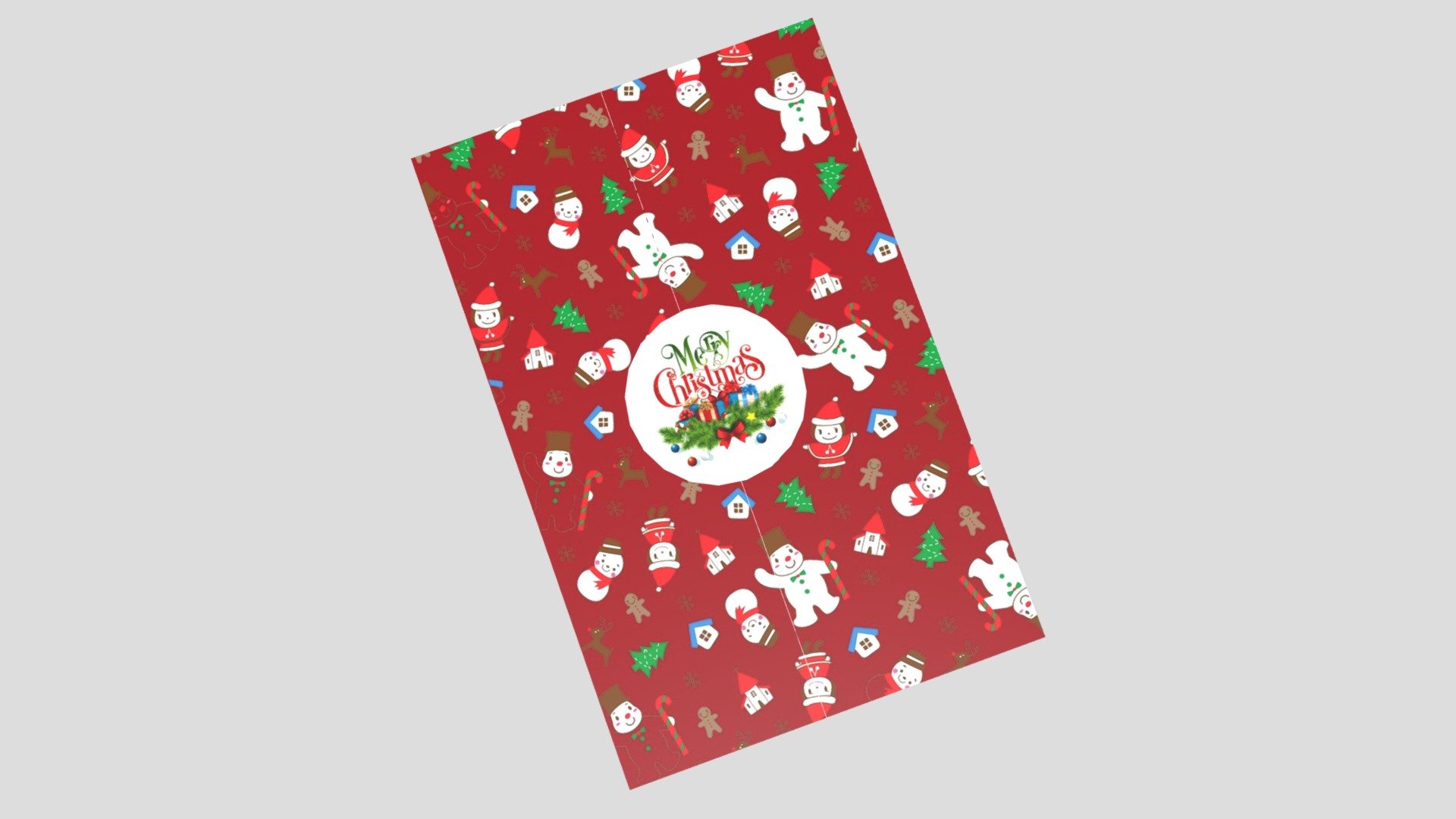 Merry Christmas Greeting Card