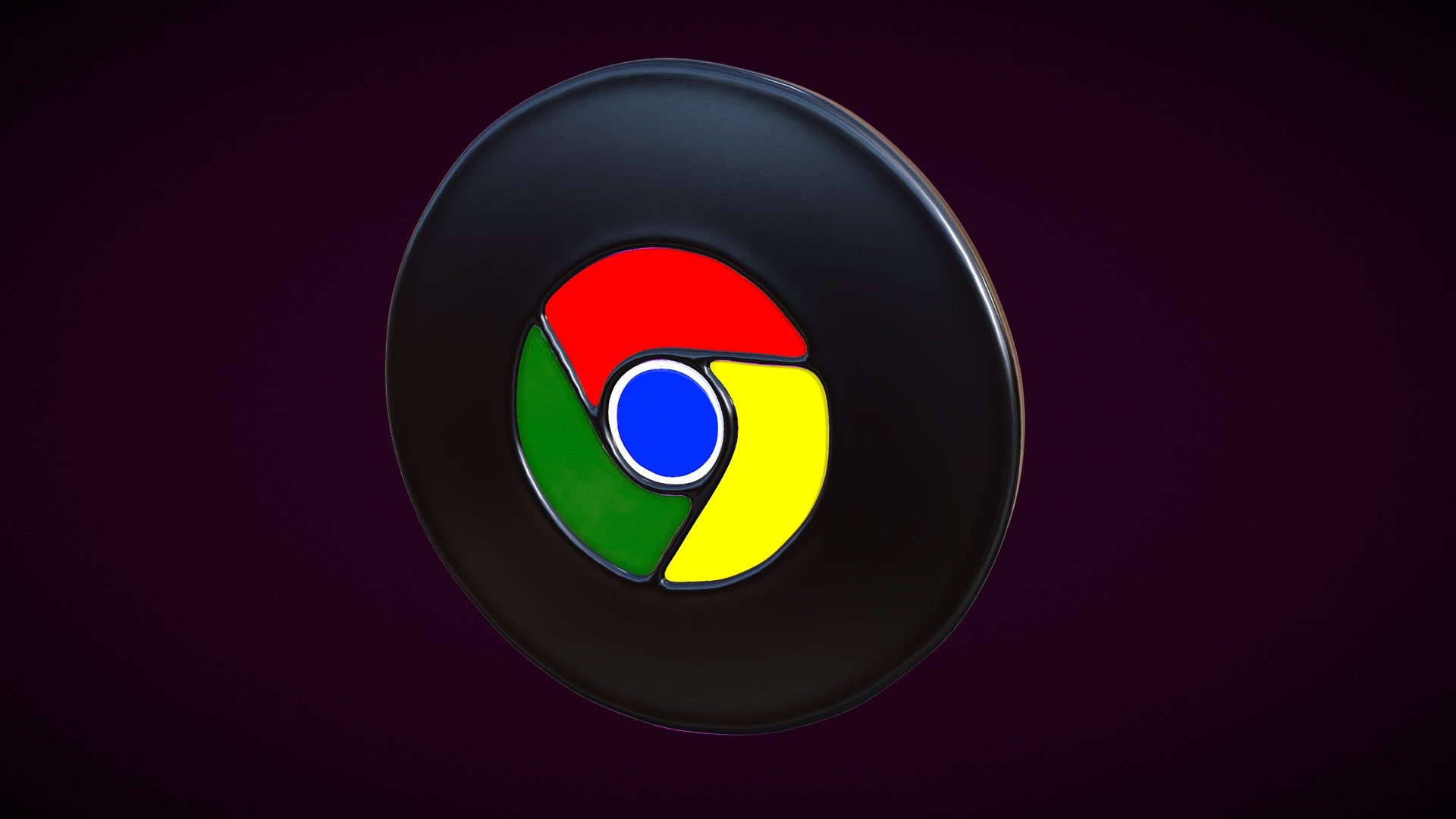 Google Chrome logo - Buy Royalty Free 3D model by Gabriel Diego ...