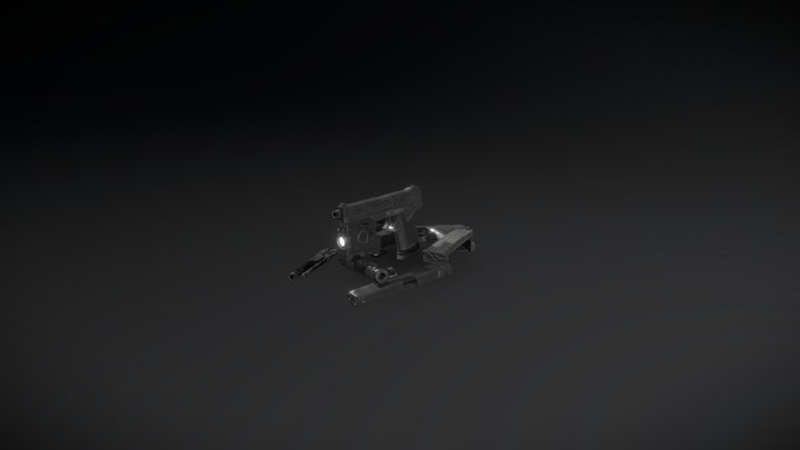 MK23 SOCOM 3D Model