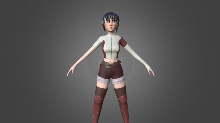 Ai Lim - Third Person Game Character 3D Model
