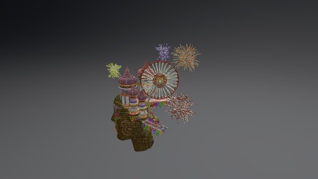 Festive Thoughts - Minecraft Hub 3D Model