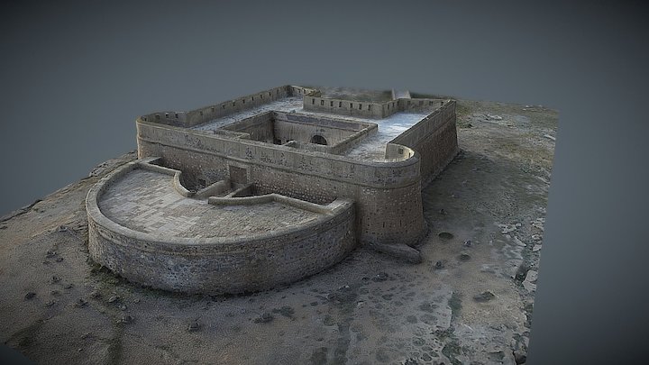 Castillo Guardias Viejas 3D Model