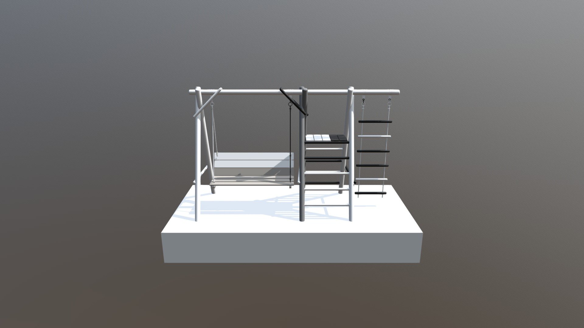 Children's swings and ladders
