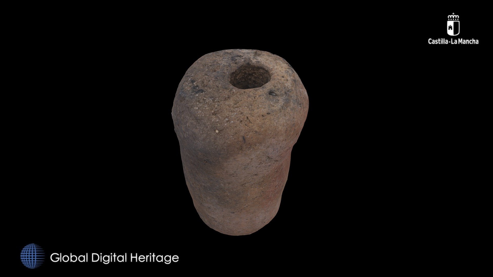 Clay spindle whorl, Alarcos, Ciudad Real