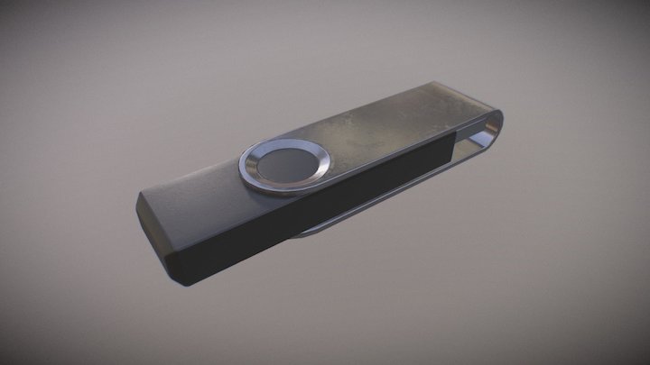 USB Stick 3D Model