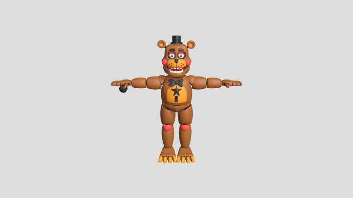 Rockstar Freddy 3D Model