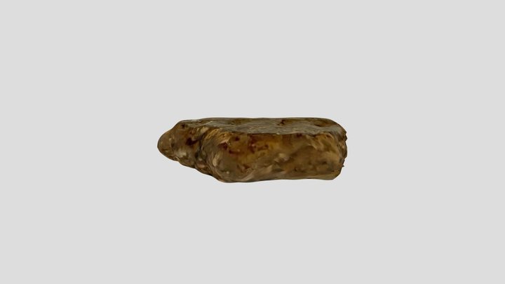 Fingernail punctated rim sherd 3D Model