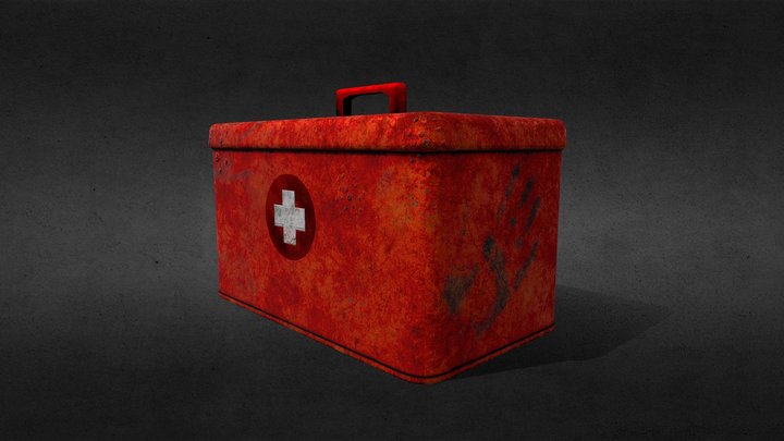Post-apocalyptic Medical Box 3D Model