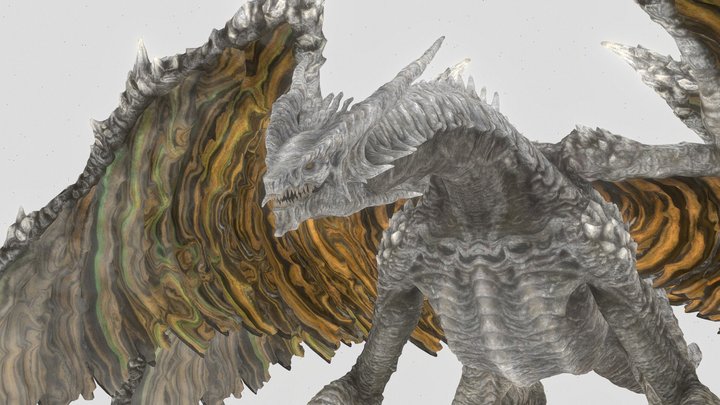 Ancient Dragon from Eldenring 3D Model