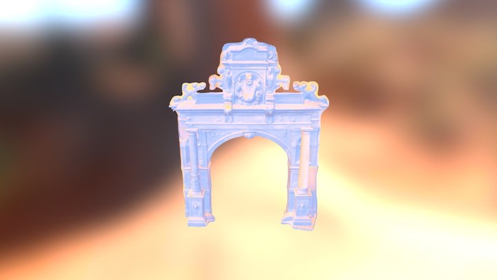 Arched Doorway 3D Model