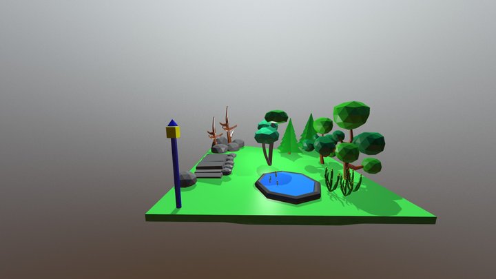 Composizione Alborea 3D Model
