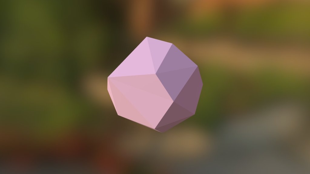 Low Poly Ball Rock