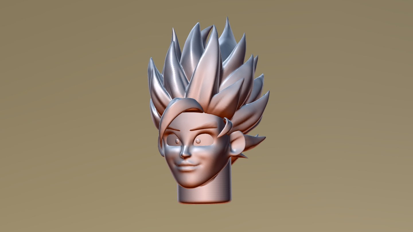Low Res GOKU SMILE Head Only