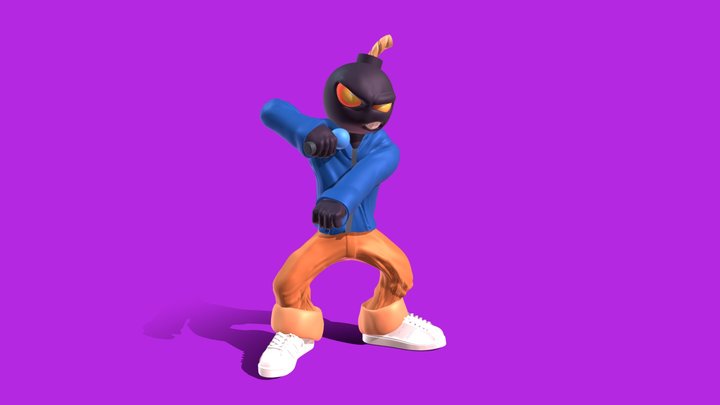 Bomberman Friday Night Funkin' 3D Model