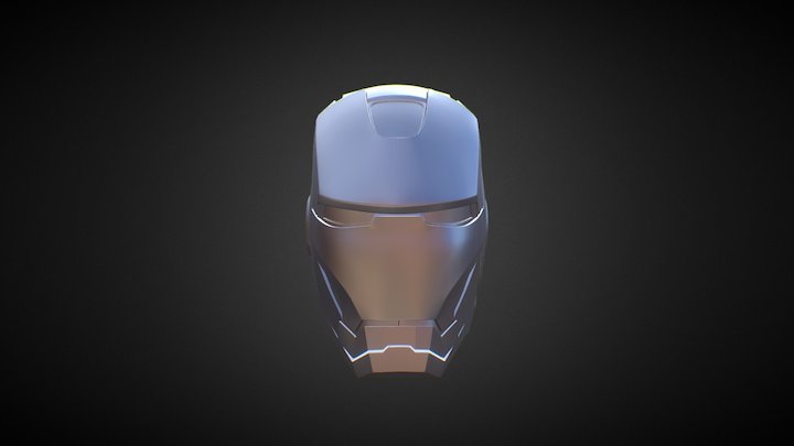 Iron Man Helmet 3D Model