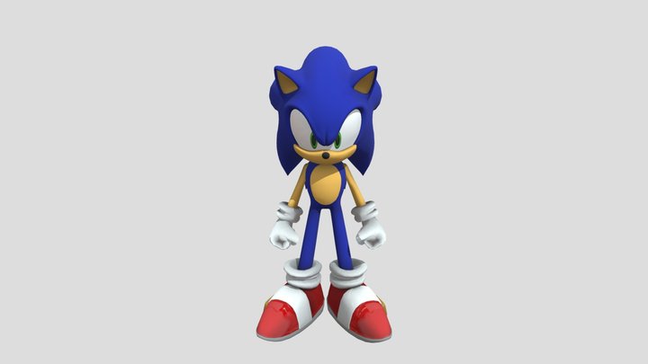 HD Sonic 3D Model