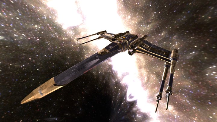 X-Wing StarFighter 3D Model