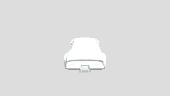 Pontiac Firebird Trans Am 1970 Tuning Edition – Kostenloses 3D-Modell STL