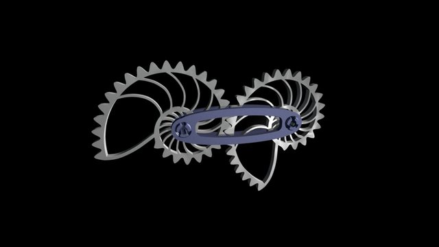 Animated nautilus gears