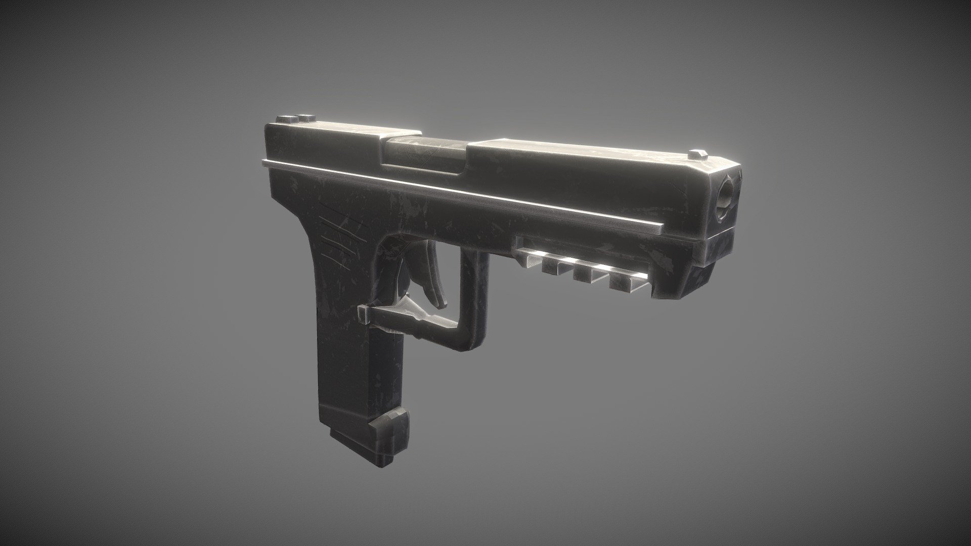 Pistol 🔫 - 3d Model By Pixel D3v [b024982] - Sketchfab