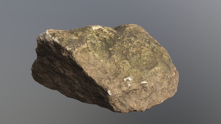Moss Rock 04 Rock Pack Vol.1 – Modèle 3D gratuit STL