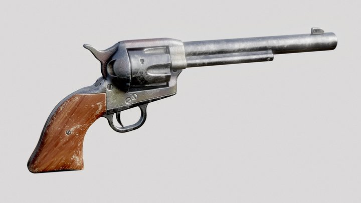 Colt Single Action Army .45 – Modello 3D gratuito STL