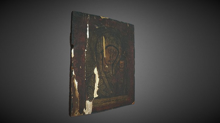 Icon before restoration 3D Model